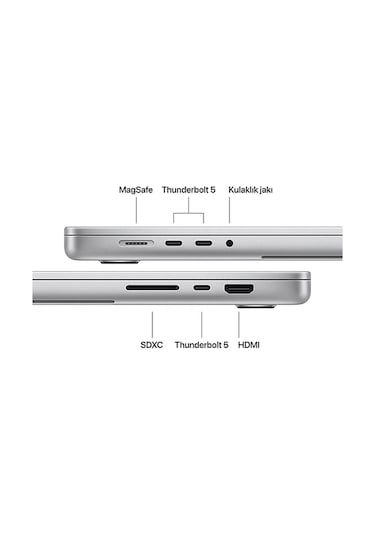 Apple MacBook Pro MGE44TU/A M5 Pro 24 GB 1 TB SSD 16" macOS Dizüstü Bilgisayar