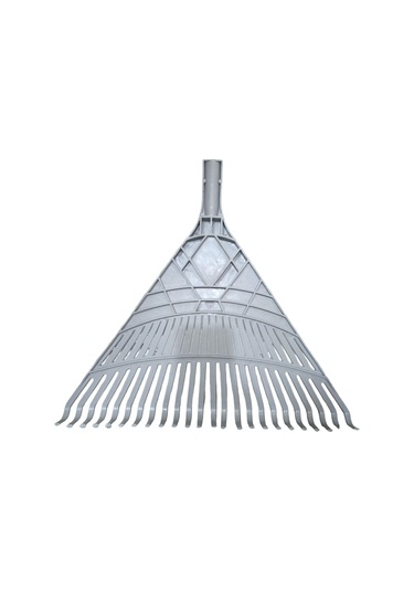 20 Dişli Plastik Gazel ve Yaprak Toplama Tırmığı 110 CM Ahşap Sap