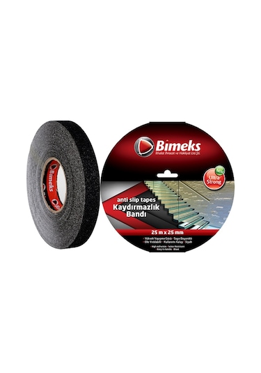 Bimeks Kaydırmaz Bant Siyah 25mmx25m