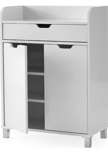 Ekonomik Çekmeceli Ayakkabılık Çok Amaçlı Dresuar Dolap 001