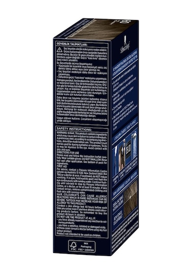 Schwarzkopf Men Perfect Saç Boyası 60 Kahve 3'lü