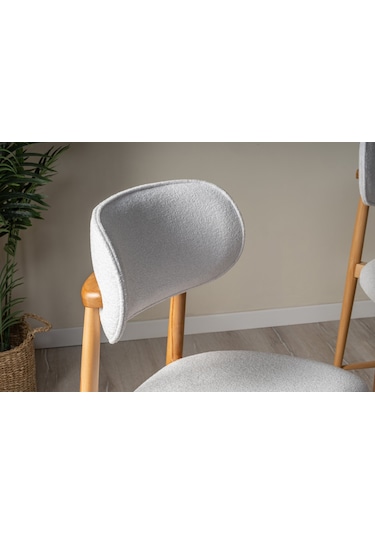 Polo Bohem Ahşap Bar Sandalyesi Natural