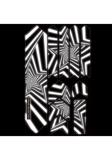 Neevoyu Bisiklet Çerçeve Koruyucu Yansıtıcı Çıkartma - Çizilme Ve Yağmura Dayanıklı