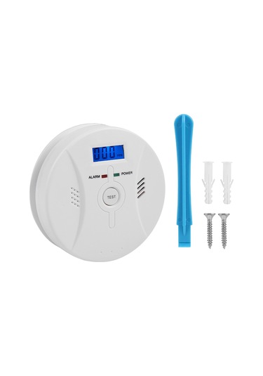 Ev Güvenliği İçin Kombinasyon Karbon Monoksit Duman Alarmı Gaz Sensörü Co Ve Duman Dedektörü