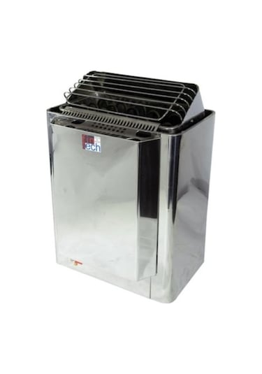 Fıntech Dıştan Panolu Sauna Sobası Combi Model 4,5+2kw 3-6m3 13,1kg Taş Kapasitesi -toptancıyızbiz