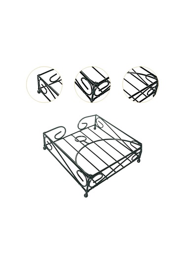 Suntek Peçetelik Dekorasyon Peçete Dispenseri Yatak Odası Siyah