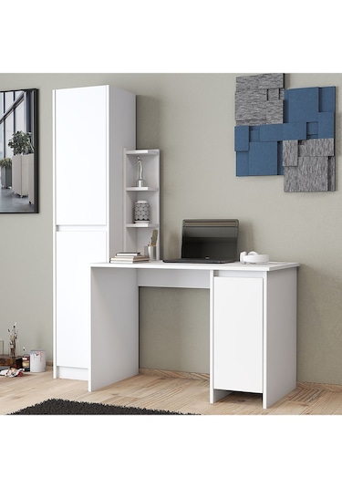 Umg Mobilya Ege-astira Çalışma Masası, Bilgisayar Masası Beyaz