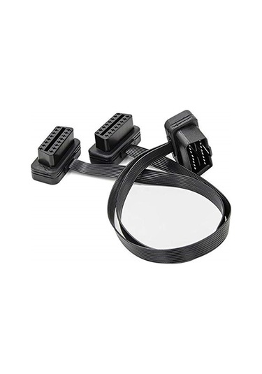Honmex Obd2 16pin 8 İplikli Araç Çevirici Kablosu, 30cm Uzunlukta Y Şekilli Flatten Kablolar, Bluetooth Sinyal Güçlendirici Ve Konum Ayarlayıcı