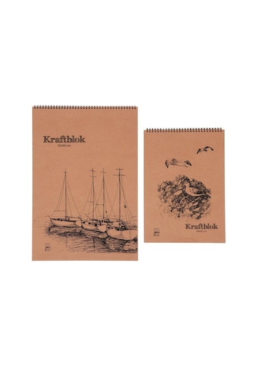 Keskin Color 25x35 Kraftblok 20yp