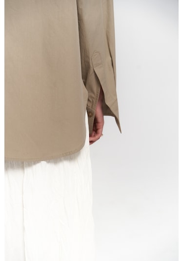 Phoebe Oversize Taş Gömlek Taş