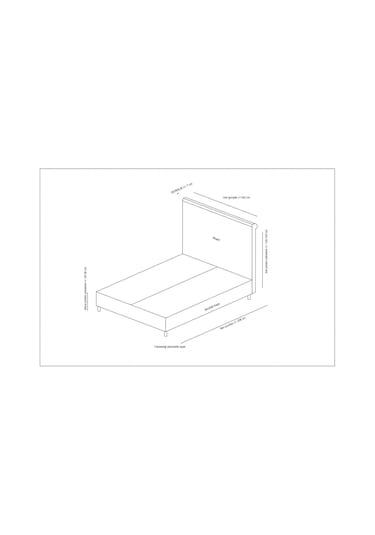 90x190 Sonata Baza+başlık Antrasit