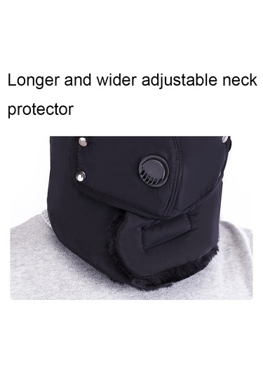 Unisex Outdoor Kışlık Bere Maskeli Şapka Kırmızı