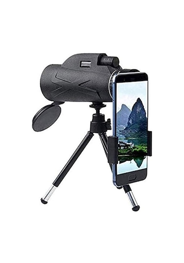 Monoküler Teleskop Yüksek Güçlü Teleskop Telefon Tutucu Ve Tripod 80x100 Bak4