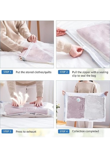 Unimarket Vakumlu Saklama Torbaları, Yerden Tasarruflu Çantalar, Yatak Takımları Için Vakumlu Torbalar Yorgan Yastıklar, Vakumlu Saklama Torbaları, Tasarruflu N8sus5