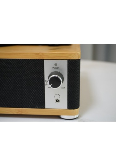 Fomix Fm-109 Siyah Hoparlörlü Bluetoothlu Pikap Plak Çalar Siyah