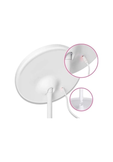 Unichrome Dokunmatik Led Işıklı Usb Girişli Yuvarlak Masa Üstü Makyaj Aynası