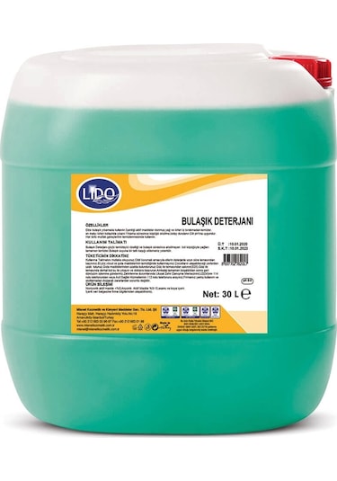 Lido Bulaşık Deterjanı 30 Kg