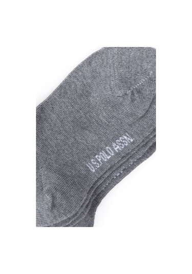 U.s. Polo Assn. Erkek Çocuk Gri Melanj Çorap Soket 50299267-vr086 Gri Melanj