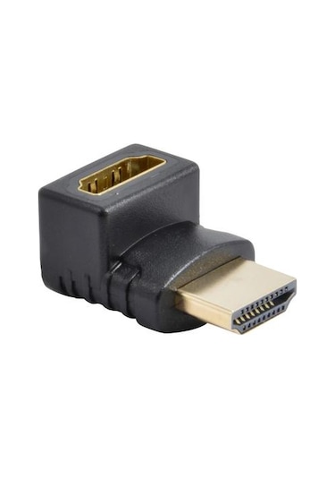 Hdmı Dirsek Adaptörü Hdmi L Çevirici Uzatma Dönüştürücü 270 Derece