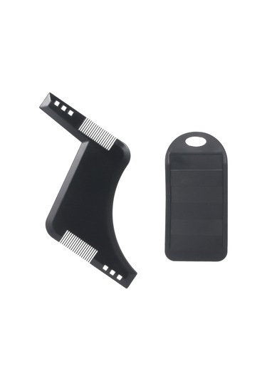 Mufunye Silikon Sakal Şekillendirici Ve Jilet Bileme Aleti - Pratik Ve Dayanıklı Erkek Bakım Seti, Siyah