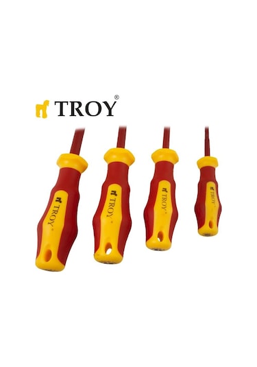 TROY 22311 VDE İzoleli Tornavida Seti, 8 Parça