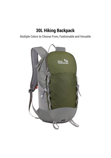 Skycity Dayanıklı Nylon Malzemeden Üretilmiş, 30l Büyük Kapasiteli, Ayarlanabilir Omuz Ve Göğüs Askılı, Trekking İçin Tasarım Çanta Sarı