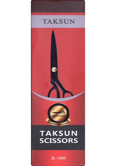 Taksun Terzi Makası 12'' 30cm A-300 Siyah