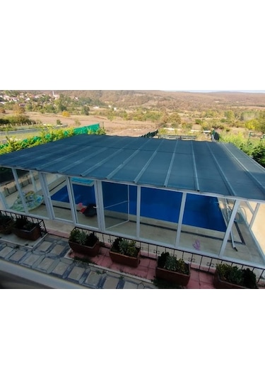 Morilu Kamp Gölgelik File - Yeşil Teras Filesi - 75'lik Şeritli Halkalı File Gölgelik - Havuz Gölgeliği