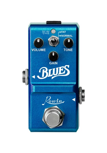 Rowin Ln-321 Blues Pedal Geniş Aralığı Frekans Tepkisi Mavi