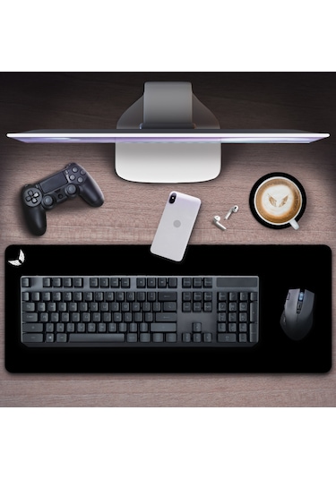 GoLite Gaming Mouse Pad Oyuncu MousePad 70 x 30 CM Klavye Fare Altlığı Siyah XL