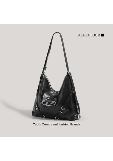 Charhp&kejnt Büyük Kapasiteli Omuz Ve Sırt Çantası İle Şık Ve Çok Yönlü Seyahat Çantası Siyah