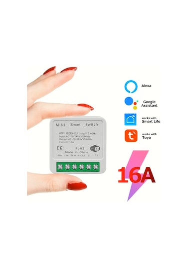 TUYA DESTEKLİ AKILLI ZAMANLIYICI IŞIK ANAHTARI