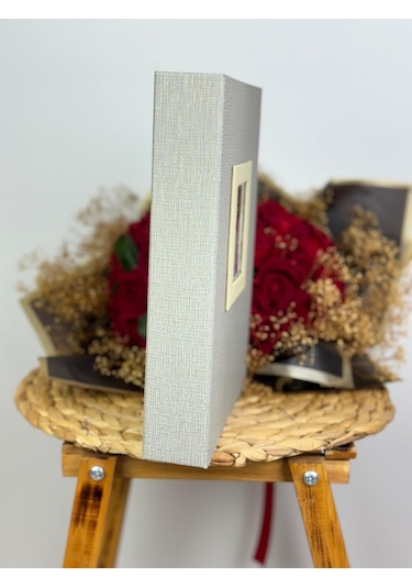 Rabsev 13x18cm 200 Fotoğraf Kapasiteli Lüks Çerçeveli Koton Fotoğraf Albümü WPP57200-V