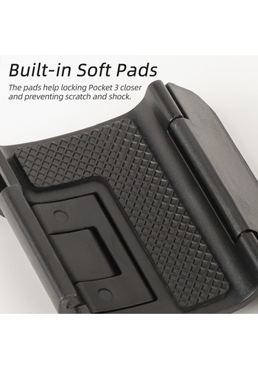 Sunnylıfe Katlanır Çift Kanca Adaptörü Djı Osmo Pocket 3 Eylem Kamera Montaj Adaptörü