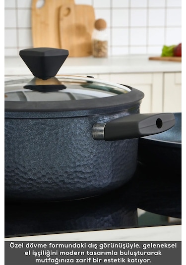 Karaca  Biodiamond Dante İndüksiyon Tabanlı 7 Parça Tencere Seti 