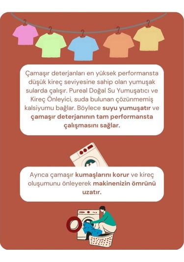 Pureal Doğal Su Yumuşatıcı Ve Kireç Önleyici 1 Kg Tekli