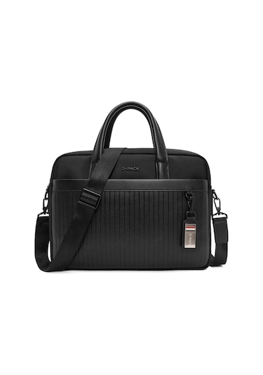 D-pack Erkek Siyah Uzun Askılı Kumaş Evrak Çantası 24wbd30136f-131879 Siyah