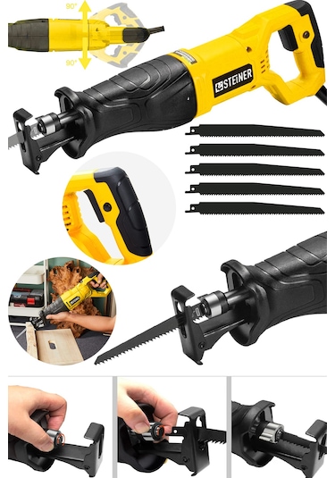 Steiner Turbo 9001 Tilki Kuyruğu Makinesi Sarı