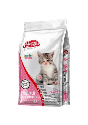Energy Cat Food Tavuklu Yavru Kedi Maması 3 KG