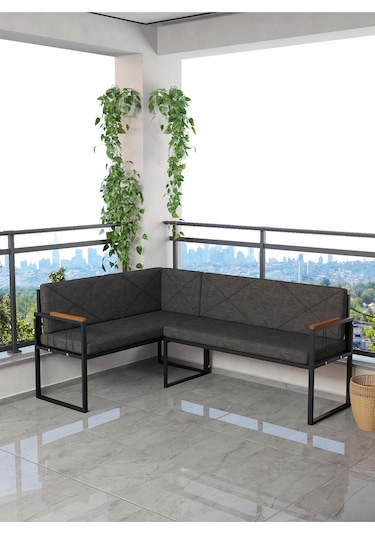 Mygusi Src Mutfak, Balkon Köşe Takimi Antrasit