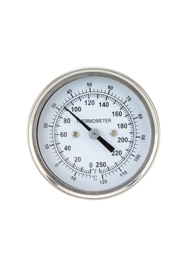 Xindoker Pirinc Çelik Fırın Termometresi - Hassas Ölçüm -18 C İle 120 C - Pişirme Ve Pastane Aracı