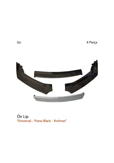 Nyf Lip Tampon Altı Üniversal 4 Parça Gri