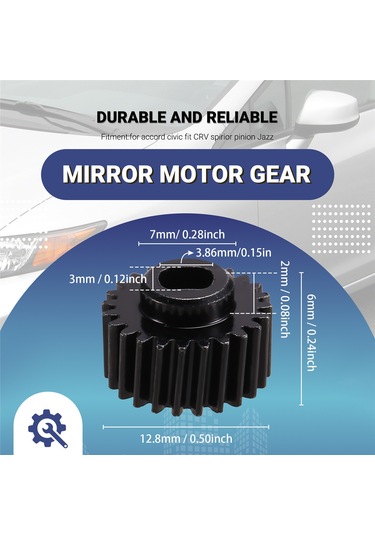 Xiaaokeji Honda İçin Araba Dikiz Aynası Geri Vites Elektrikli Katlanır Motor Dişlisi