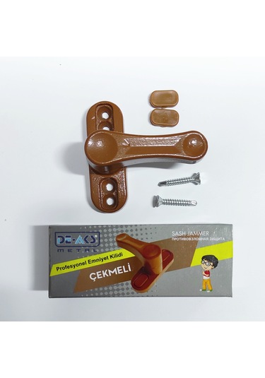 Pvc Pencere Metal Çekmeli Çocuk Emniyet Güvenlik Kilidi Açık Khve