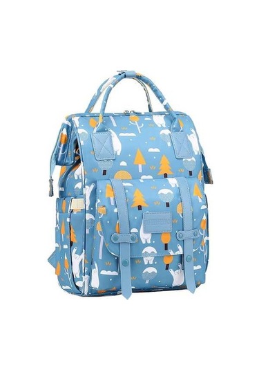 Flybuy Ve Usb Fonksiyonlu Çok Cartoon Çantası Bebek Bear Anne - Ew Çok Renkli