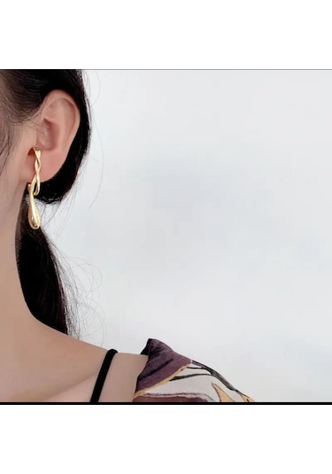 Demokan Kadın Küpe Liquid Küpe 001