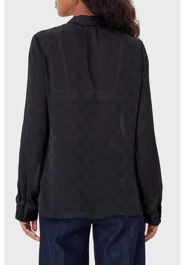 Guess Bayan Gömlek W5yh1a Whcr2 Jblk Siyah Siyah