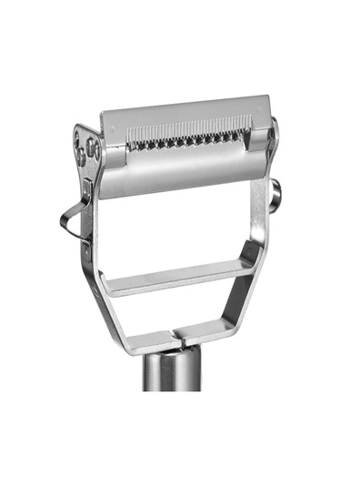 Metal Sebze Meyve Soyacak Doğrayıcı Jülyen Bıçağı Metalik