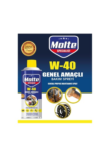 Molte W-40 Yağlayıcı Koruyucu Çok Amaçlı Multi Sprey 400 ML