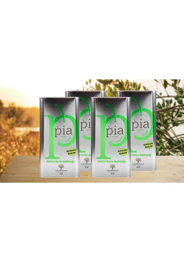 Kuser Pia Naturel Sızma Zeytinyağı 4 x 5 L